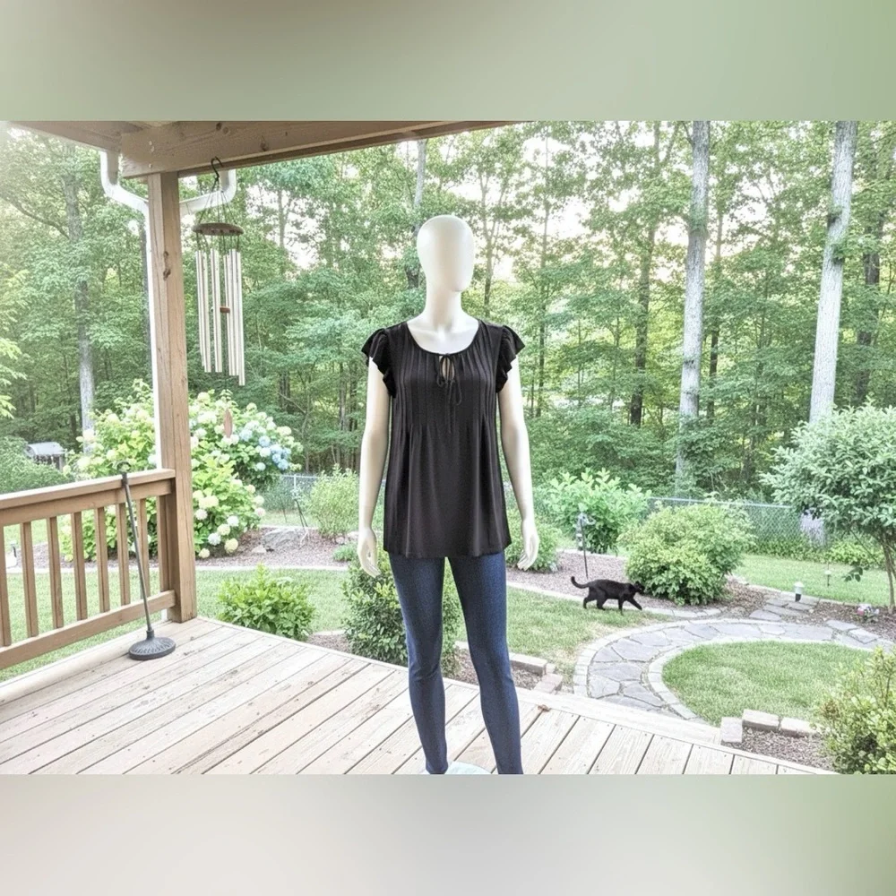 🛍️BUNDLE ONLY ITEM🛍️Ruffle Sleeve Top 2 Available - Picture 6 of 14